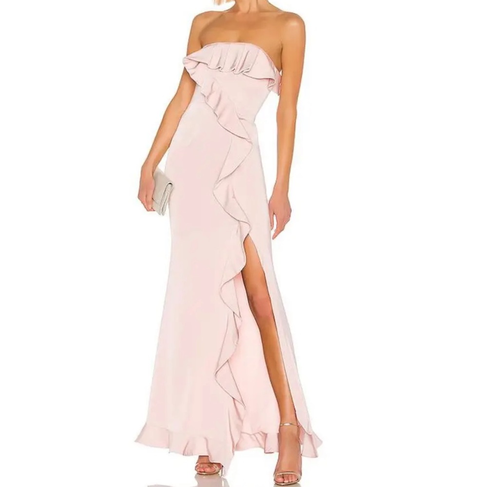 NBD Luna Dress in Blush Pink